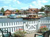 View of Wroxham from Anchor Cottage