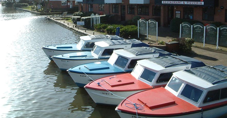 Dayboats can be moored directly alongside your cottage for the duration of your holiday