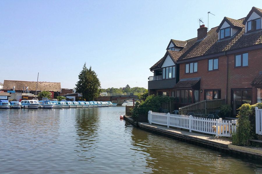 Anchor Cottage from the river