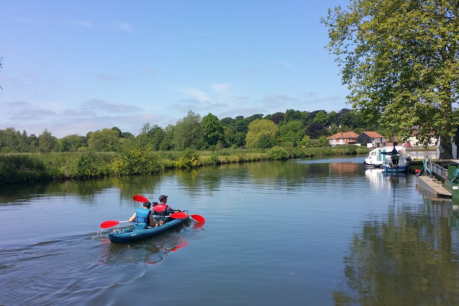 Canoeing up to Coltishall